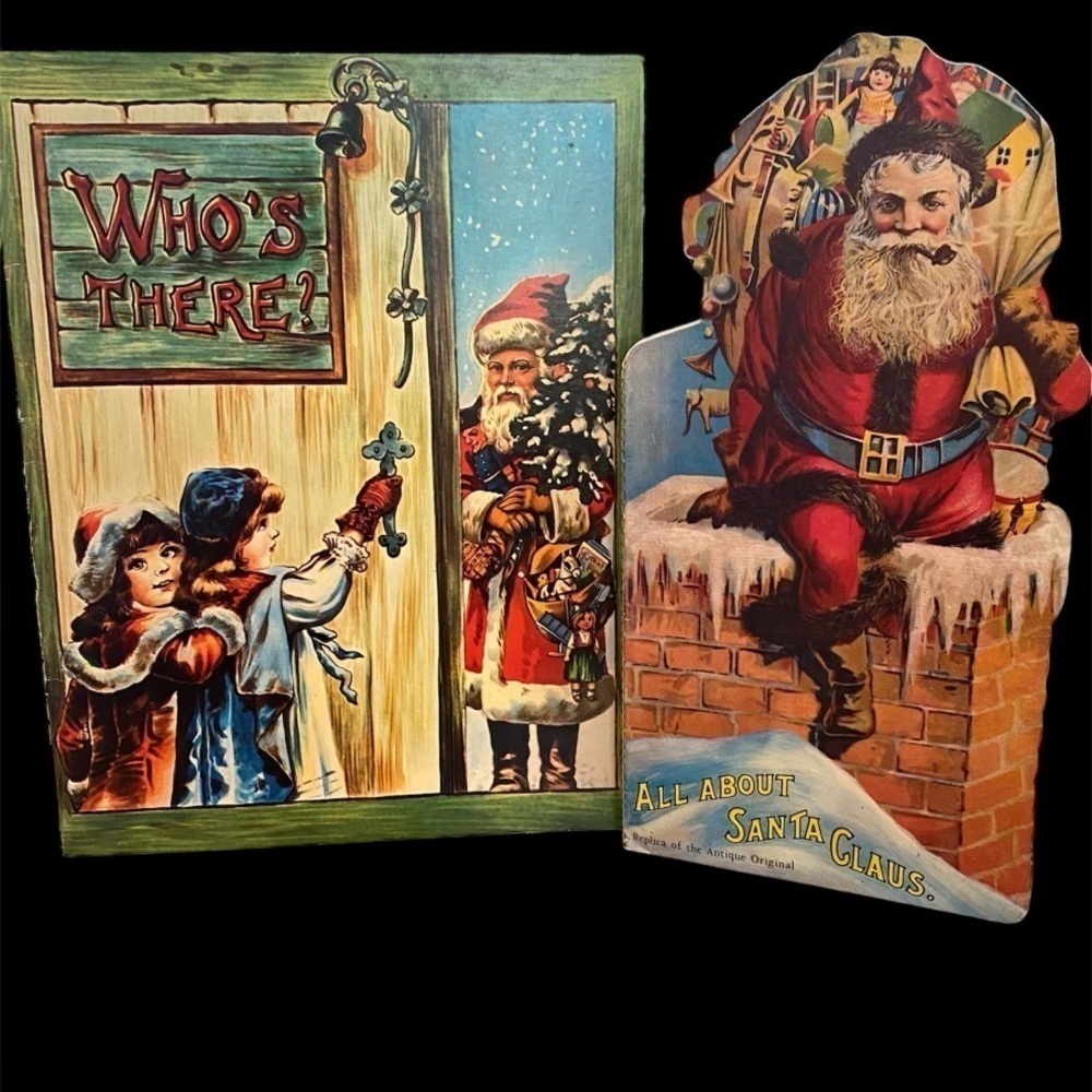 All‎ About Santa Claus Replica & Whos’s There Books Merrimack Publishing NY